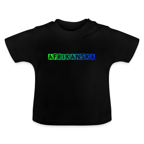 Afrikanksa text 2 0 - Ekologisk T-shirt med rund hals baby
