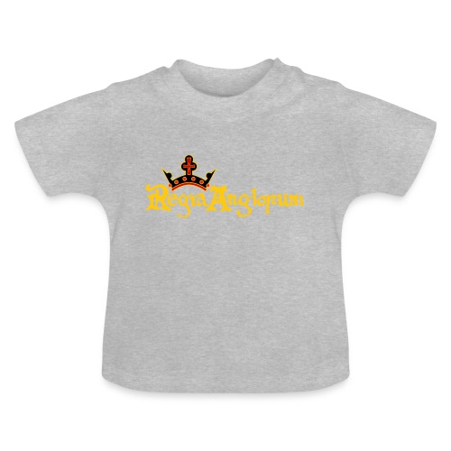 Regia Banner Yellow - Baby Organic T-Shirt with Round Neck