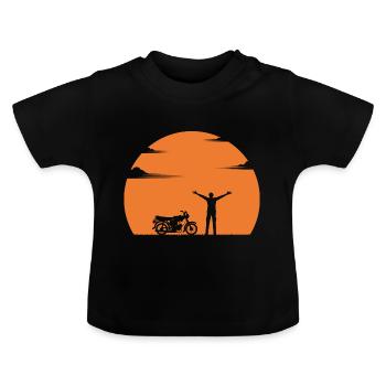 Sunset (Joy Edition) - T-shirt bio col rond Bébé - noir - Devant