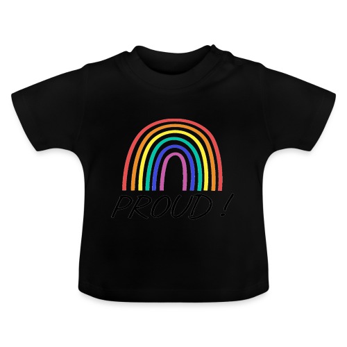 proud - Baby Bio-T-Shirt mit Rundhals