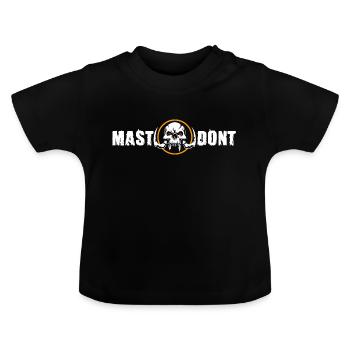 Logo Mastodonte par Dalke Fishing - T-shirt bio col rond Bébé - noir - Devant