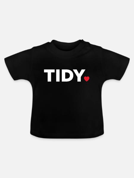 Ordentlich - Baby Bio-T-Shirt mit Rundhals - Schwarz