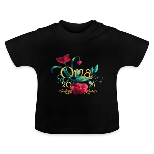 Oma 2021 - Baby Bio-T-Shirt mit Rundhals