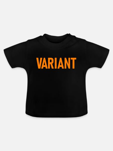 Variant Loki Timetravel Shirt - Baby Bio-T-Shirt mit Rundhals - Schwarz