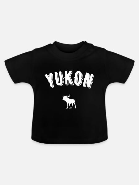 Yukon - Baby Bio-T-Shirt mit Rundhals - Schwarz