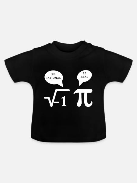 Seien Sie echt - Baby Bio-T-Shirt mit Rundhals - Schwarz
