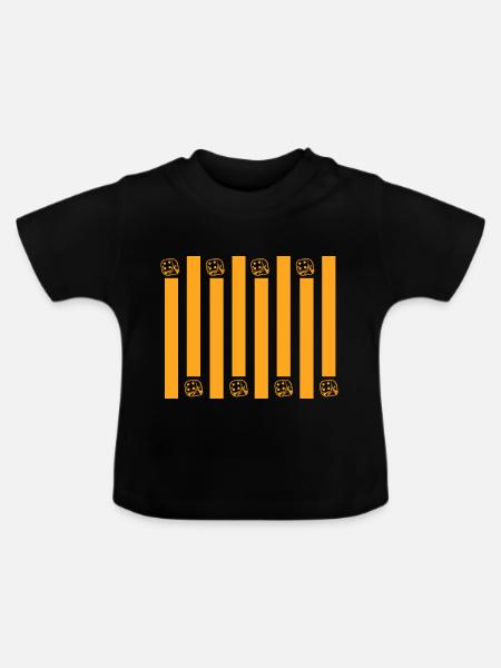 boardgame chess backgammon game night - Baby Bio-T-Shirt mit Rundhals - Schwarz