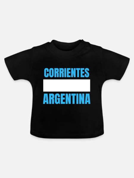 Corrientes - Baby Bio-T-Shirt mit Rundhals - Schwarz
