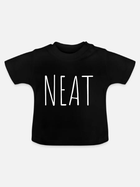 neat - Baby Bio-T-Shirt mit Rundhals - Schwarz
