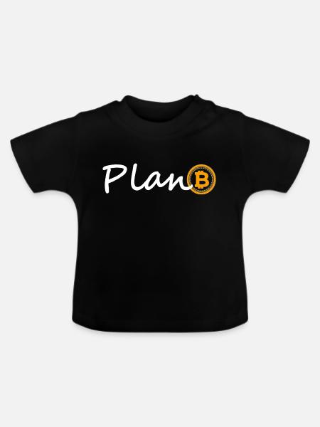 plan b - Baby Bio-T-Shirt mit Rundhals - Schwarz