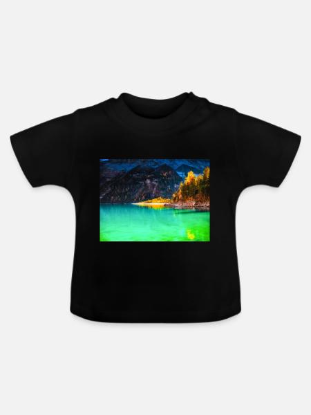 HERBST TRAUM - Baby Bio-T-Shirt mit Rundhals - Schwarz