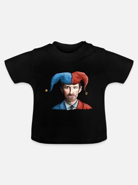 Narr - Baby Bio-T-Shirt mit Rundhals - Schwarz