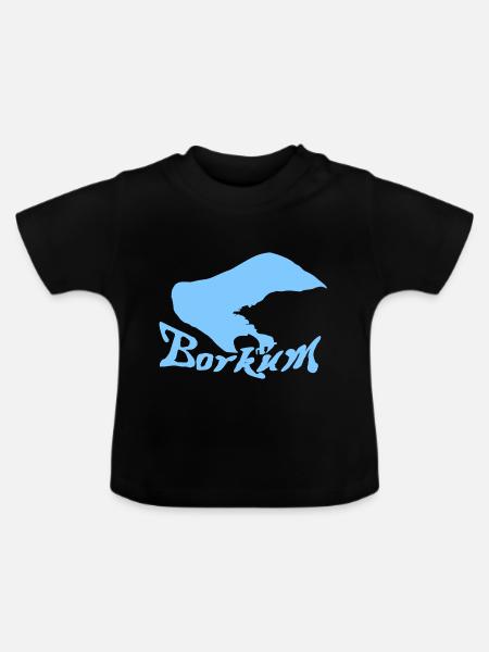 Bokum Tattoo - Baby Bio-T-Shirt mit Rundhals - Schwarz