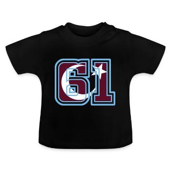 Trabzon - Baby Bio-T-Shirt mit Rundhals - Schwarz - Vorne
