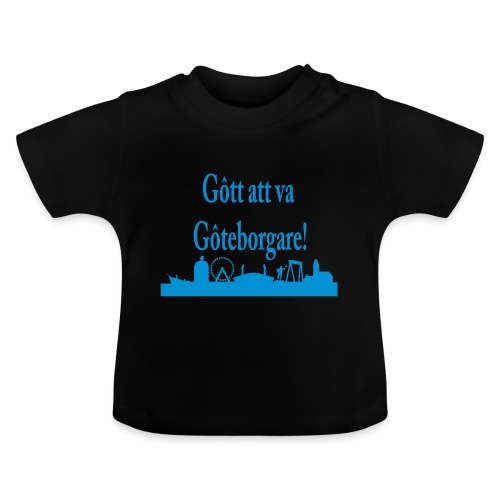Gott att va Göteborgare - Ekologisk T-shirt med rund hals baby