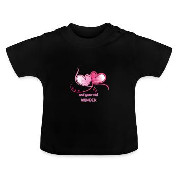 Wunder - Baby Bio-T-Shirt mit Rundhals - Schwarz - Vorne