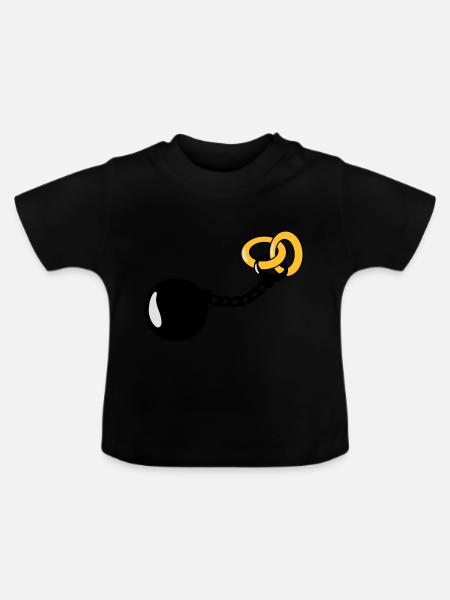 Wedding Rings - Baby Bio-T-Shirt mit Rundhals - Schwarz