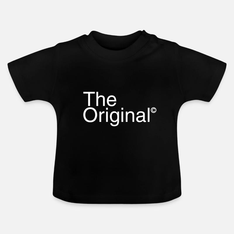 The Original - Excellente idée de cadeau - T-shirt bio col rond Bébé - noir