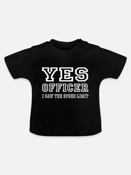 Car Auto - Baby Bio-T-Shirt mit Rundhals - Schwarz