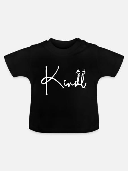 Münchner Kindl - Baby Bio-T-Shirt mit Rundhals - Schwarz
