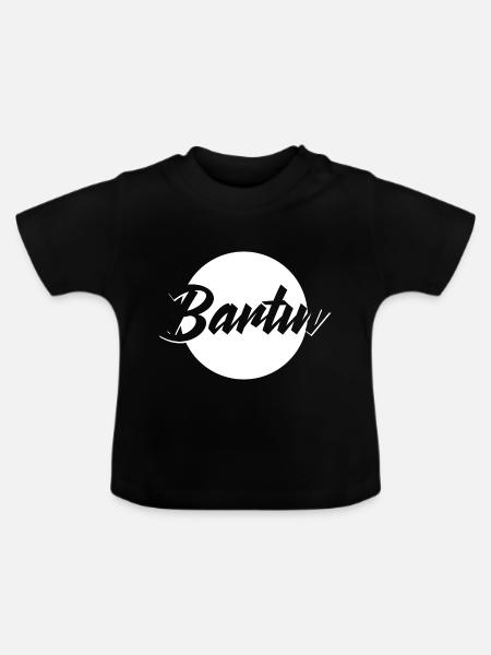 Bartın - Baby Bio-T-Shirt mit Rundhals - Schwarz