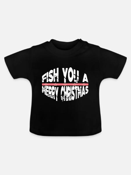 angling adventure fishes awkward - Baby Bio-T-Shirt mit Rundhals - Schwarz