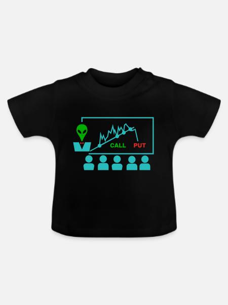 Trading Workshop - Baby Bio-T-Shirt mit Rundhals - Schwarz