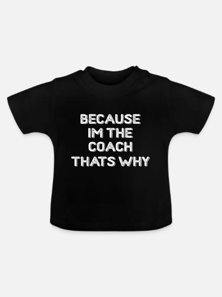 Basketball - Baby Bio-T-Shirt mit Rundhals - Schwarz