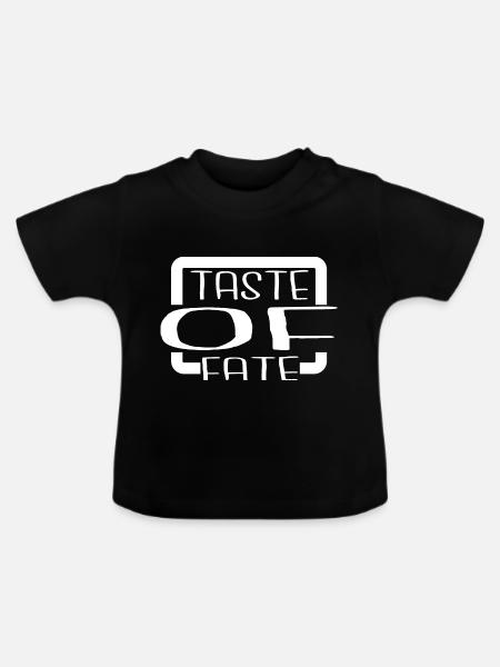 cool happy culinary masterpieces - Baby Bio-T-Shirt mit Rundhals - Schwarz
