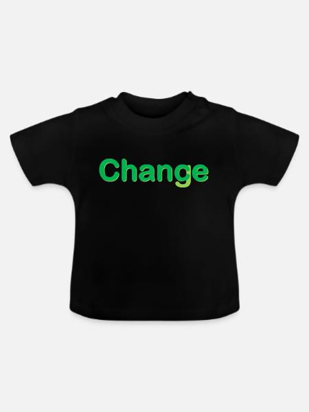 Chance - Baby Bio-T-Shirt mit Rundhals - Schwarz