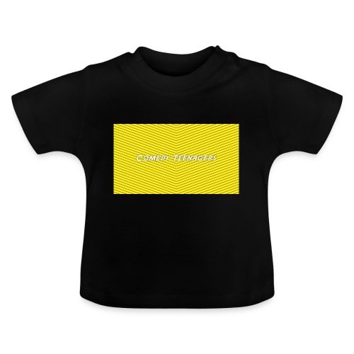 Yellow Comedy Teenagers T Shirt - Ekologisk T-shirt med rund hals baby