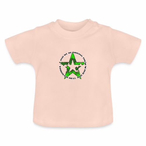 ra star slogan slime png - Baby Bio-T-Shirt mit Rundhals