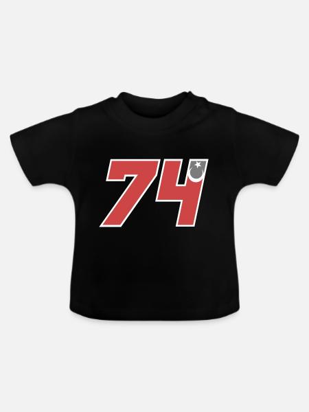 Bartın - Baby Bio-T-Shirt mit Rundhals - Schwarz
