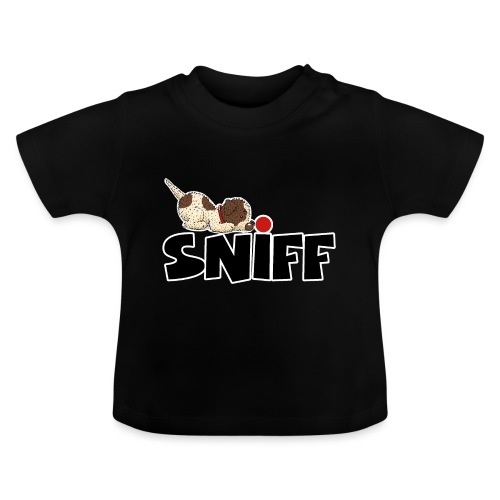 sniff1 1 - Baby Bio-T-Shirt mit Rundhals