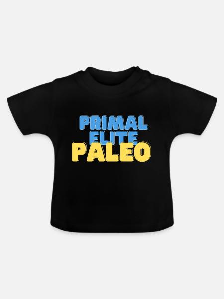 Primal Elite Paleo - Baby Bio-T-Shirt mit Rundhals - Schwarz