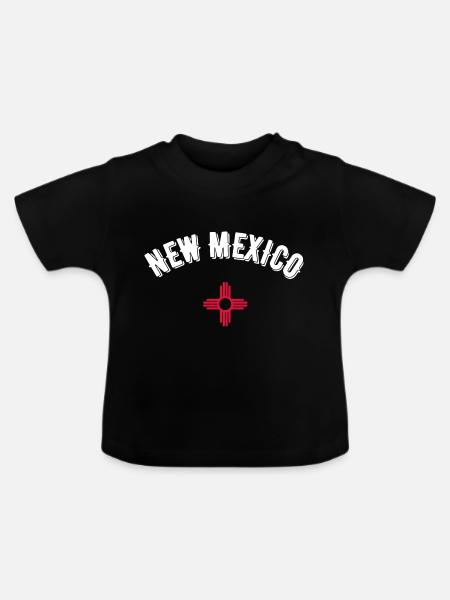 New Mexico - Baby Bio-T-Shirt mit Rundhals - Schwarz