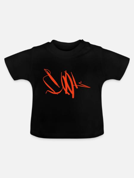 Cool - Baby Bio-T-Shirt mit Rundhals - Schwarz