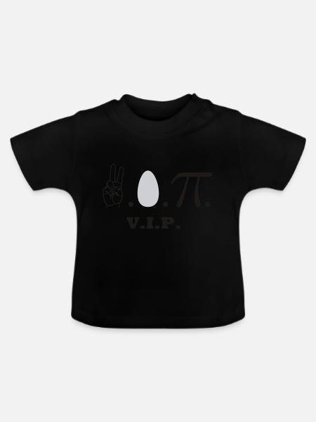 VIP - Baby Bio-T-Shirt mit Rundhals - Schwarz