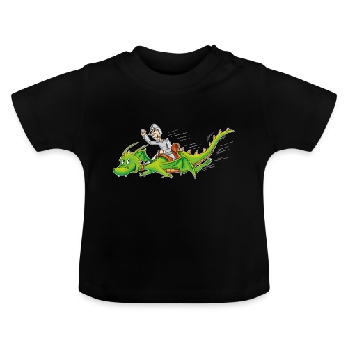 Drachenritter - Baby Bio-T-Shirt mit Rundhals