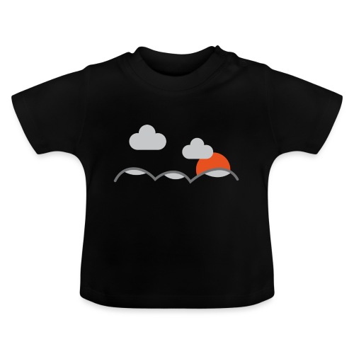 Berg & Moln - Ekologisk T-shirt med rund hals baby