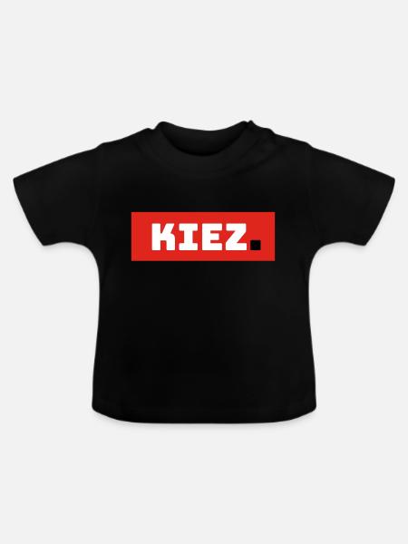 Kiez - Baby Bio-T-Shirt mit Rundhals - Schwarz