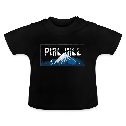 Phil Hill Mountain Snow White - Baby Bio-T-Shirt mit Rundhals