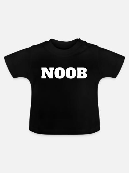 Noob - Baby Bio-T-Shirt mit Rundhals - Schwarz