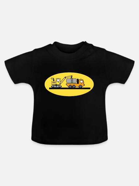 Bagger - Baby Bio-T-Shirt mit Rundhals - Schwarz