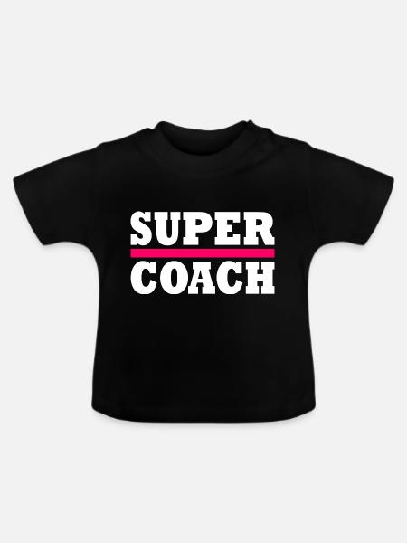 coach - Baby Bio-T-Shirt mit Rundhals - Schwarz