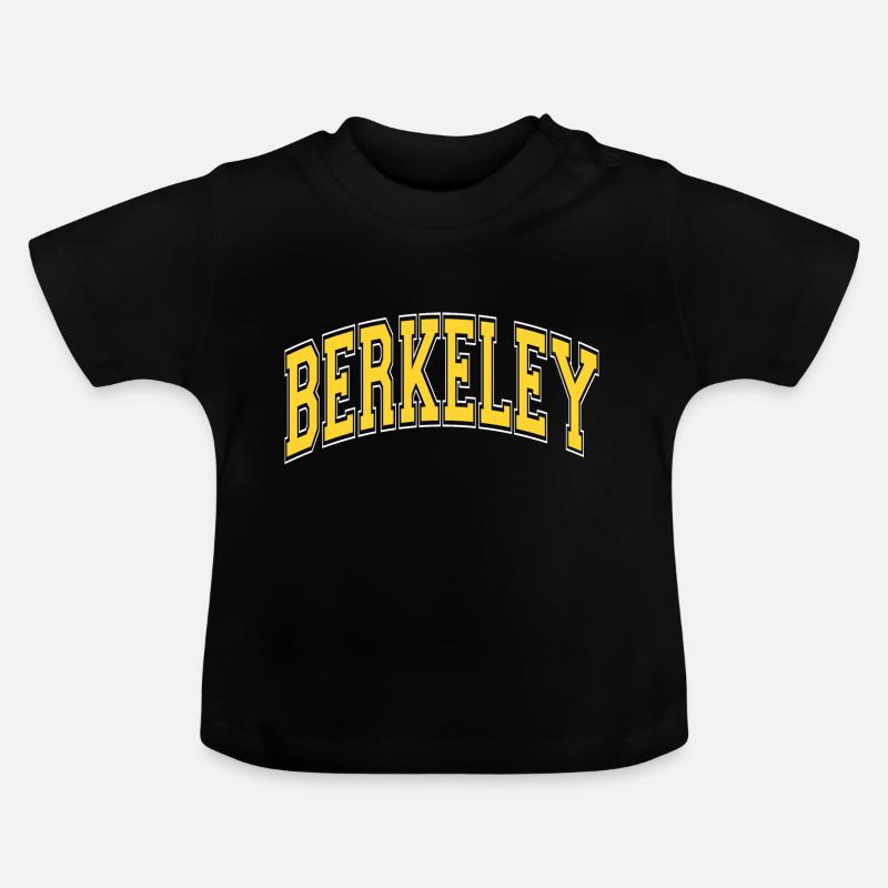 Berkeley - T-shirt bio col rond Bébé - noir