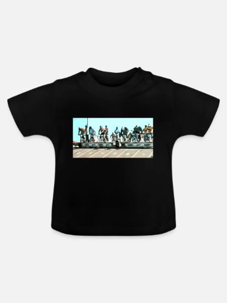 BMX - Baby Bio-T-Shirt mit Rundhals - Schwarz