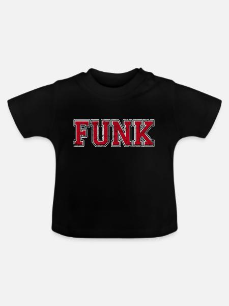 Funk Big Grunge - Baby Bio-T-Shirt mit Rundhals - Schwarz