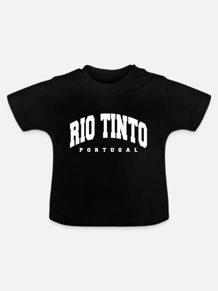 Rio Tinto - Baby Bio-T-Shirt mit Rundhals - Schwarz