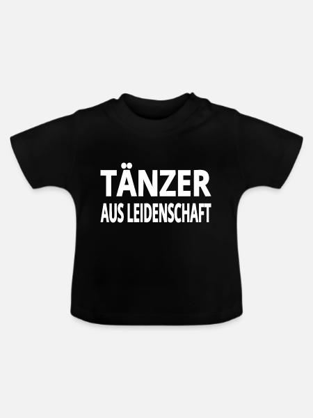 Tanzen - Baby Bio-T-Shirt mit Rundhals - Schwarz